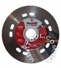 Ультратонкий алмазный диск SlimMaxx Ø125×22,23 мм RapidE (Германия), 1,1 мм